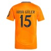 Maillot de Supporter Real Madrid Arda Guler 15 Extérieur 2024-25 Pour Homme